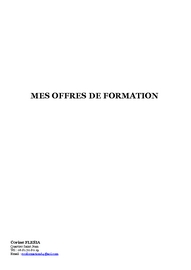 Catalogue de formations